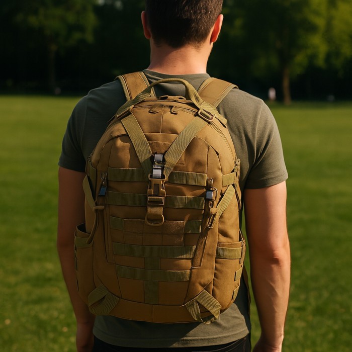 Рюкзак туристичний Springos 60 л CS0095 Coyote Brown