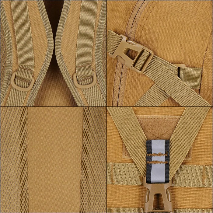 Рюкзак туристичний Springos 60 л CS0095 Coyote Brown