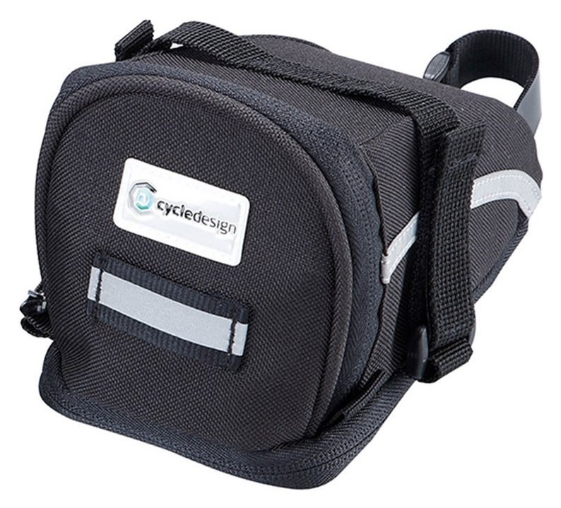 Сумка підсідельна Cycledesign STRAP Black (BG0020), укр, укр