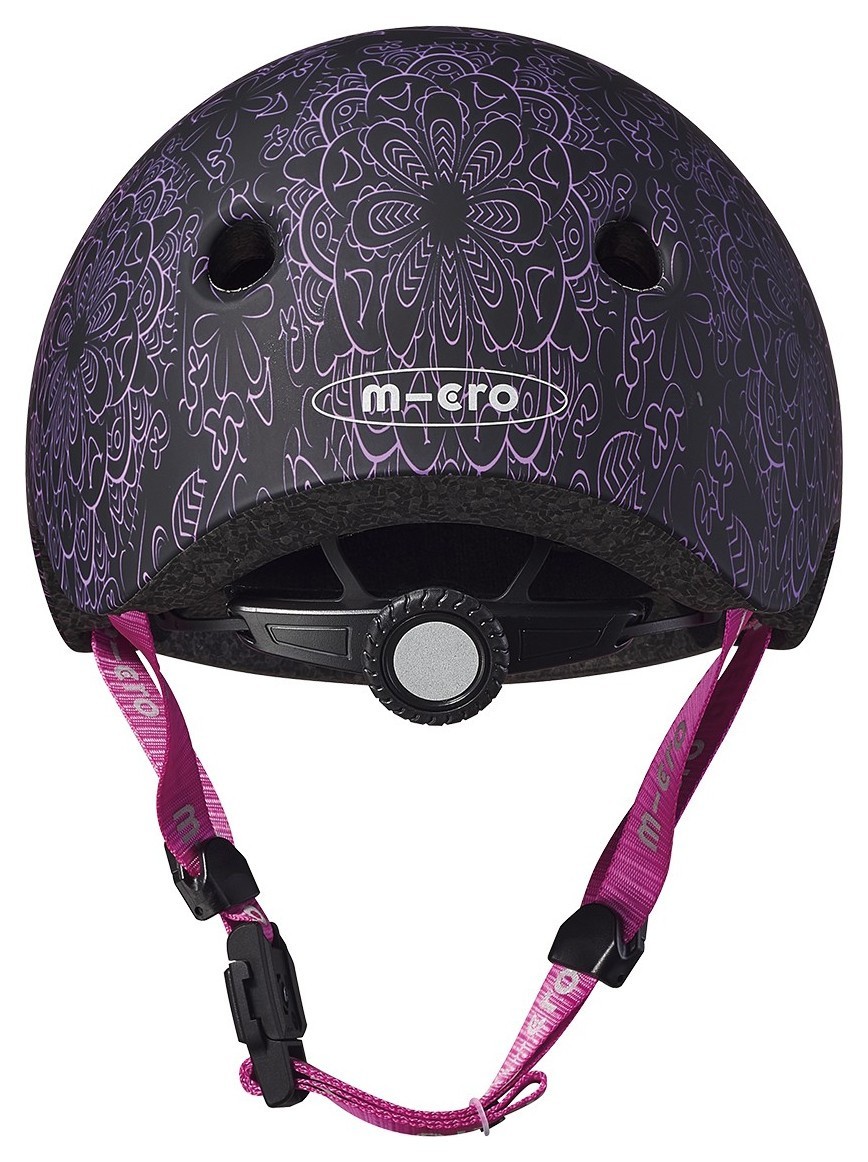 Защитный шлем MICRO - РОЗОВО-ПУРПУРОВАЯ МАНДАЛА (52-56 cm, M, светло)