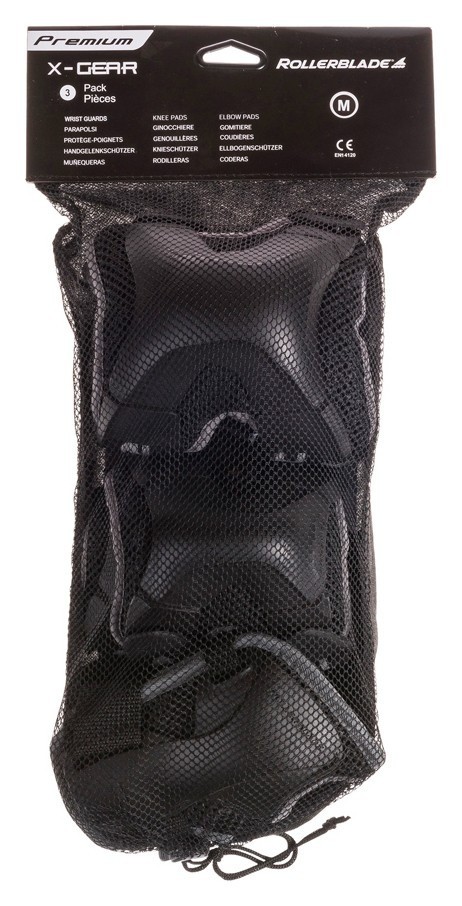 Захисний комплект Rollerblade X-GEAR 3 PACK S Black (067P0100), укр, укр