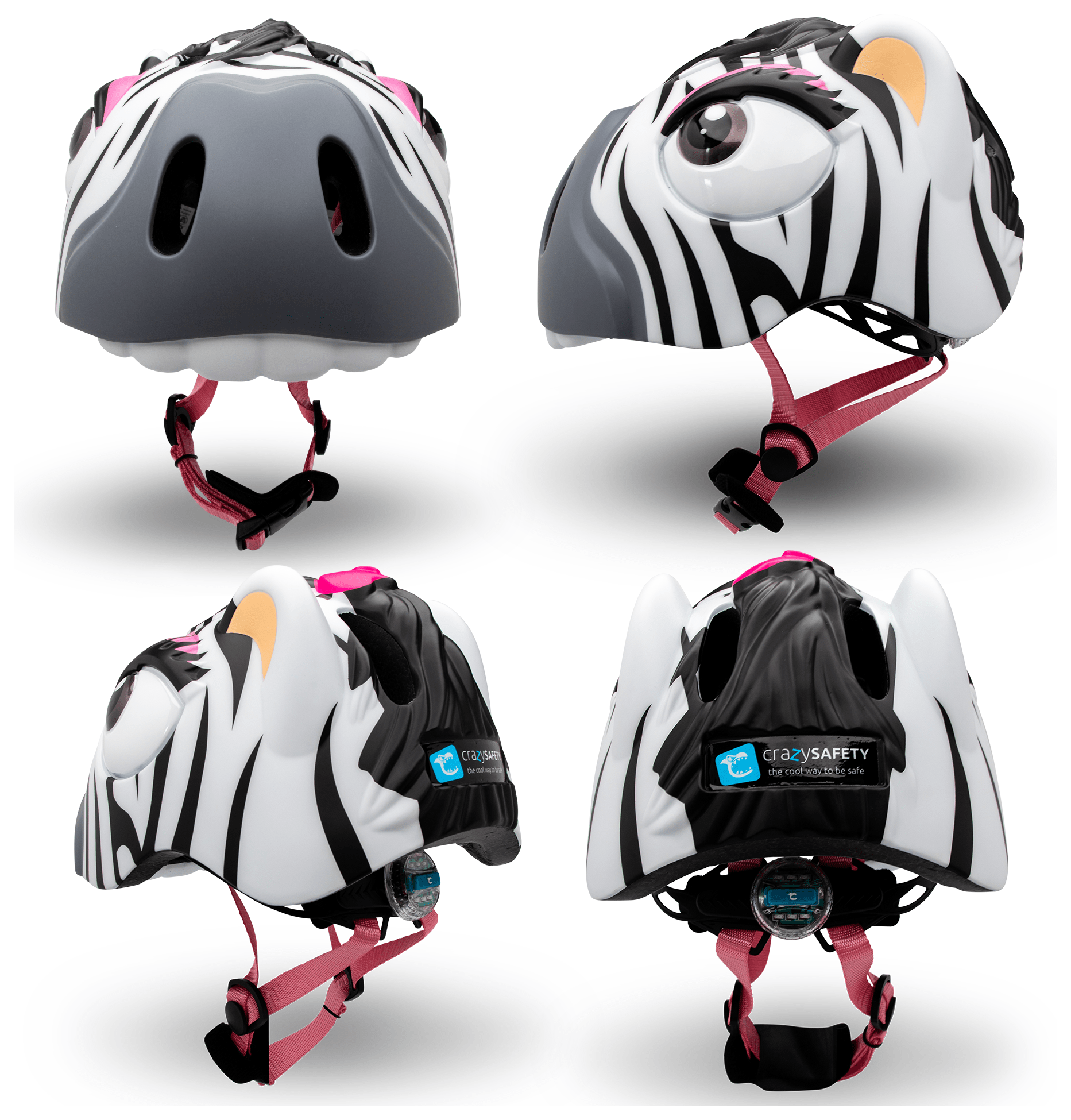 Шолом Crazy Safety Zebra