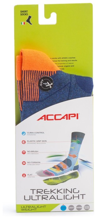 Термошкарпетки Accapi Trekking Ultralight, Navy/Orange, 34-36