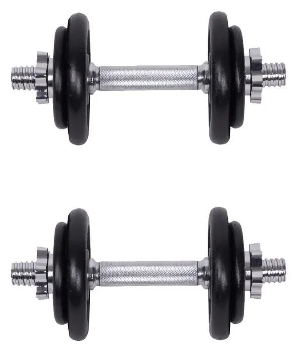 Разборные гантели в кейсе inSPORTline, 2 x 10 кг
