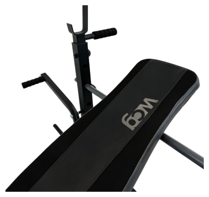 Багатофункціональна лава для жиму 0090 + Брусья + Приставка скотта, укр, укр