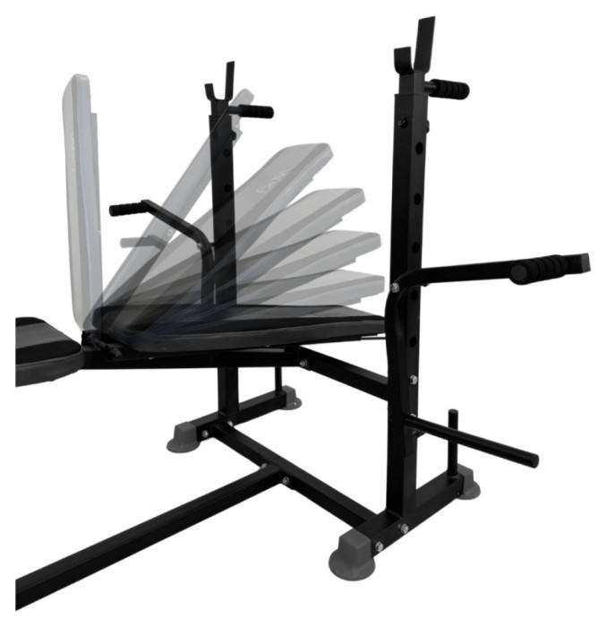 Багатофункціональна лава для жиму 0090 + Брусья + Приставка скотта, укр, укр