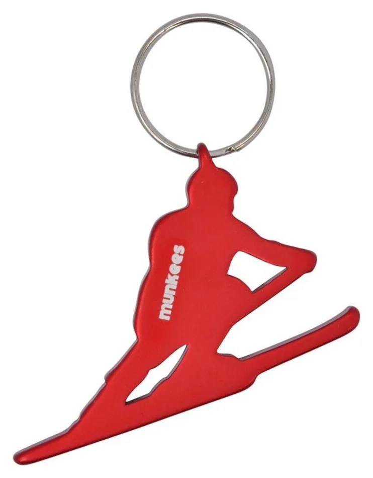 Munkees 3496 брелок-відкривальник Skier red (3496-RD)