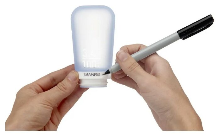 Силіконова пляшечка Humangear GoToob+ Large, укр, укр