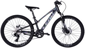 Велосипед AL 24" Leon JUNIOR DD CS рама-12" черный 2025