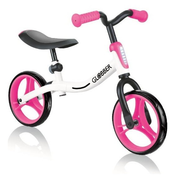 Біговел (самокат) GLOBBER серІЇ GO BIKE, білий/червоний, до 20кг, 2+, 2 кол. 230мм