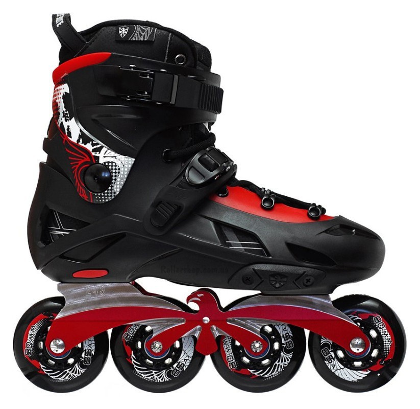 Ролики Flying Eagle F7 Optimus чорні 38, укр, укр