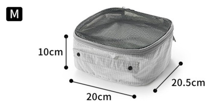 Органайзер для чемодану Naturehike CNK2350XB010, розмір M, сірий