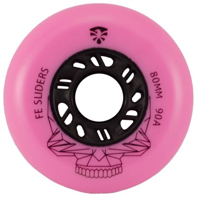 Колеса для роликовых коньков Flying Eagle Sliders розовые 76 мм