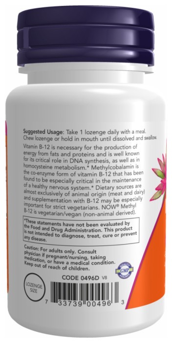 Methyl B-12 5000mcg - 120 lozenges