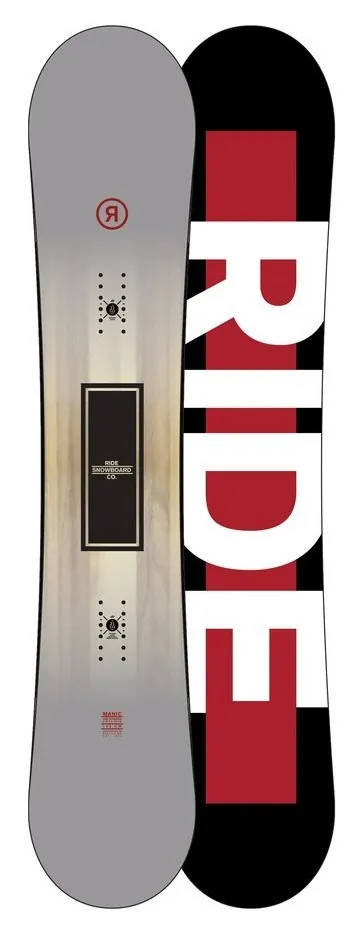 Сноуборд Ride MANIC 158 Grey/Black/Red (12B0022) (158 см black)