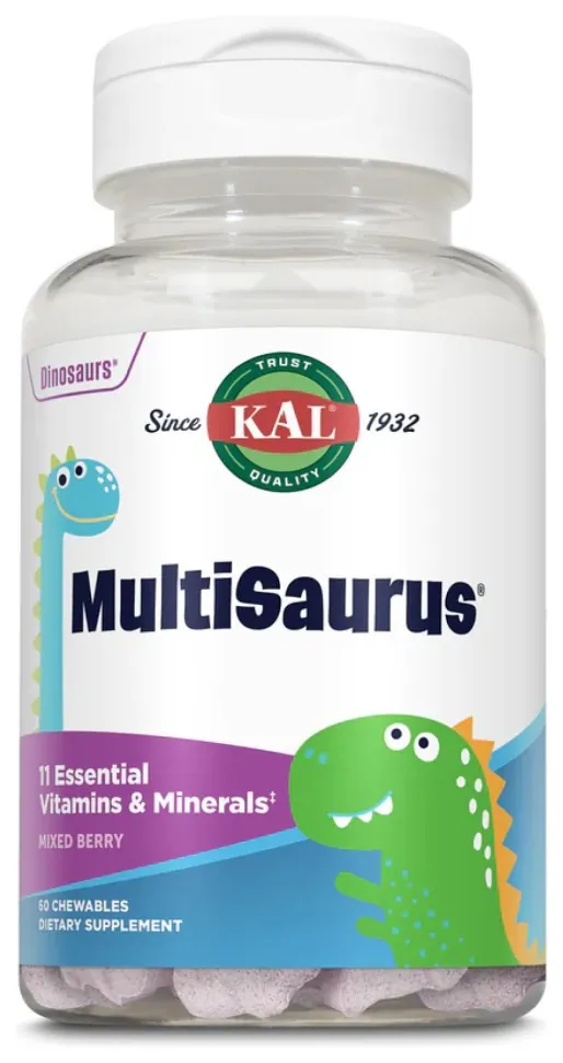 MultiSaurus - 60 chewable Mixed Berry