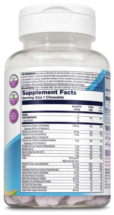 MultiSaurus - 60 chewable Mixed Berry