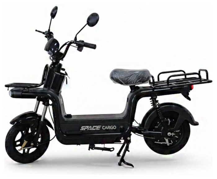 Електроскутер SPACE CARGO 60B 800Вт 20А*г барабан/барабан свинцево-кислотний чорний 2026, укр, укр