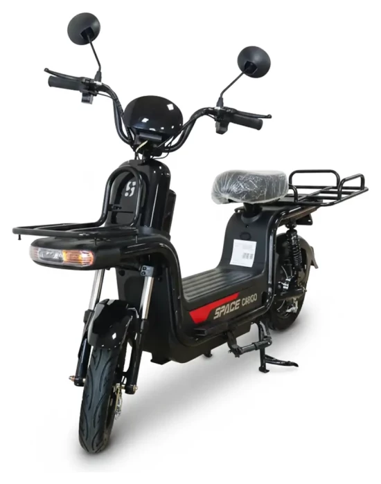 Электроскутер SPACE CARGO 60B 800Вт 20А*г барабан/барабан свинцово-кислотный черный 2026