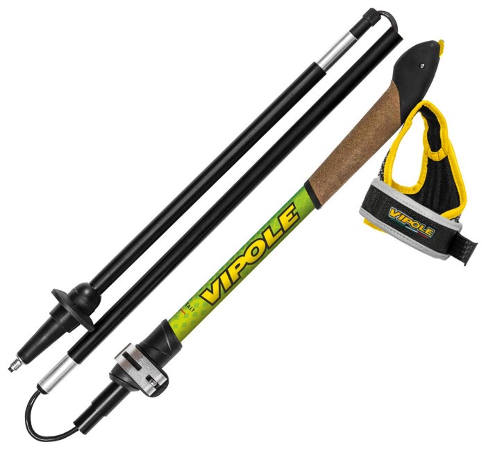 Палки для скандинавской ходьбы Vipole Treveller 130 Green DLX (S25 37)