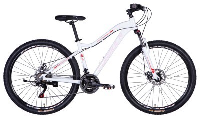 Велосипед AL 27.5" Formula ALPINA DD FR рама-16" белый с розовым 2026