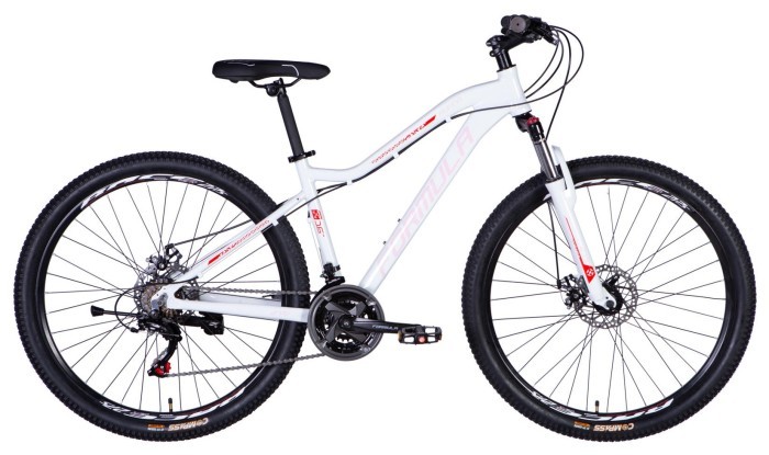Велосипед AL 27.5" Formula ALPINA DD FR рама-16" белый с розовым 2026