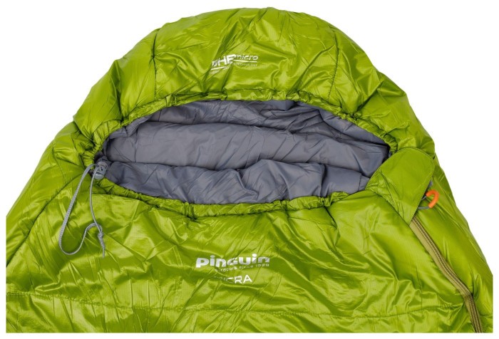 Спальный мешок Pinguin Micra (6/1°C), 195 см - Left Zip, Green (PNG 230345) 2020