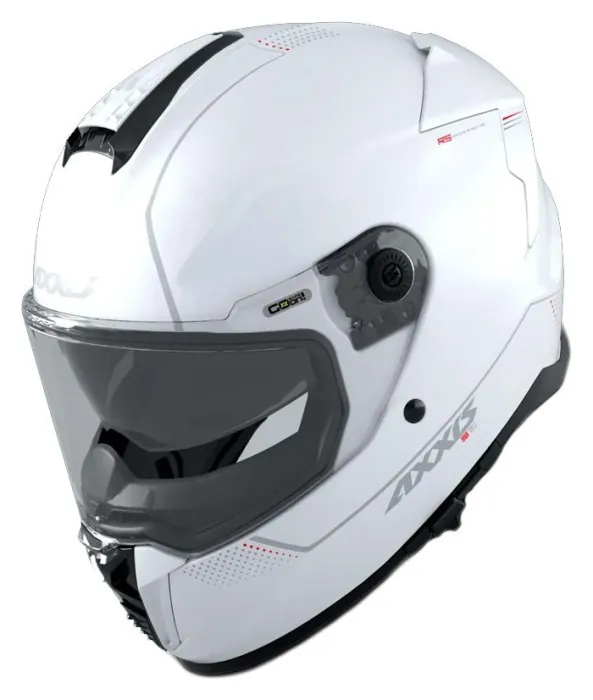 Мотошолом AXXIS HAWK SV Solid A0 Gloss White