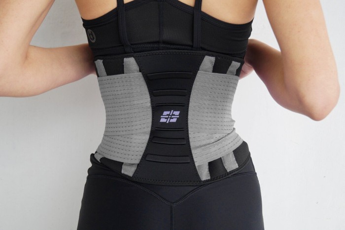 Пояс-корсет для підтримки спини Power System PS-6031 Waist Shaper Grey S/M