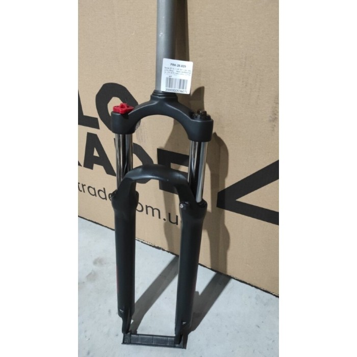 Виделка 26" AL 1-1/8" AM з лок. disc шток-180мм темно-сріблястий (м) LIANJI LJ710L Formula F-1 2022 (темно-сріблястий (м)), укр, укр