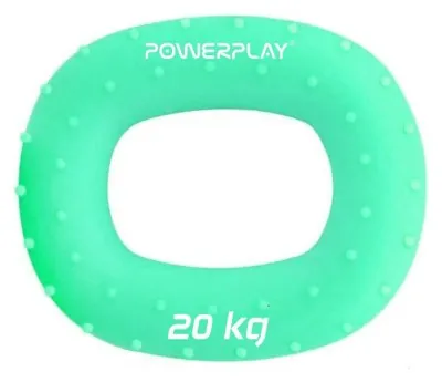 Эспандер кистевой силиконовый PowerPlay PP-4337 Hand Grip Medium 20 кг. Зеленый