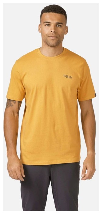 Футболка чоловіча Rab Stance Mountain Peak Tee, Grey Marl, M