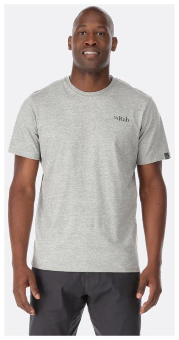 Футболка чоловіча Rab Stance Mountain Peak Tee, Grey Marl, M