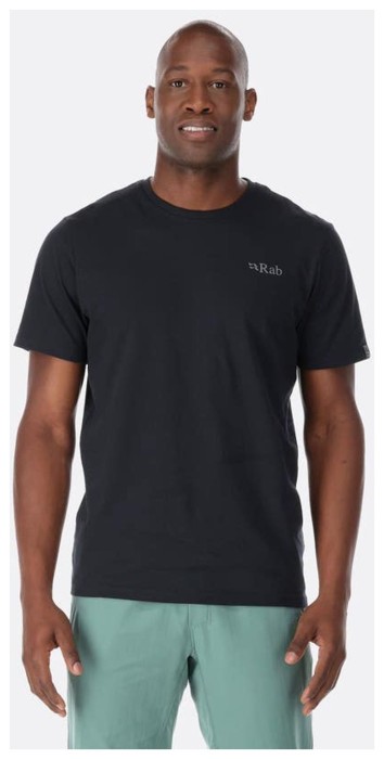 Футболка чоловіча Rab Stance Mountain Peak Tee, Grey Marl, M
