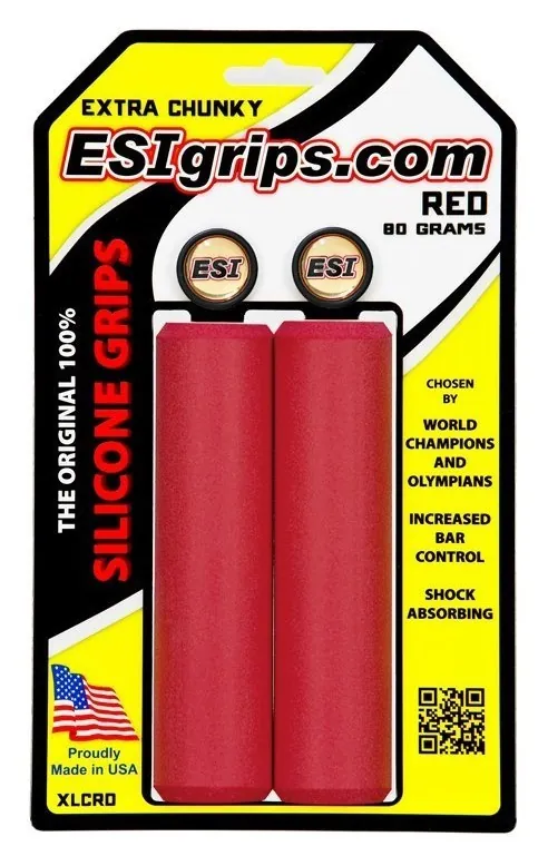 Гріпси ESI Extra Chunky Red (червоні) (OBOD_XLCRD)