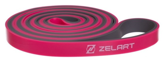 Гума для підтягувань двошарова Zelart FI-0911-2 DUAL (2080x13x4,5мм, жорсткість XXS), рожева
