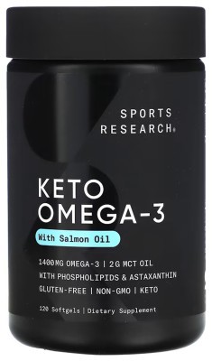 Keto Omega 1250mg - 120 softgels