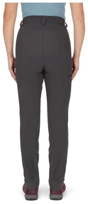 Брюки женские Rab Ascendor Light Pants Wmns, Anthracite, S, Short