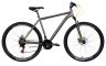 Велосипед ST 29" Discovery RIDER AM DD рама-2022 Темно-серебристый с желтым (м)