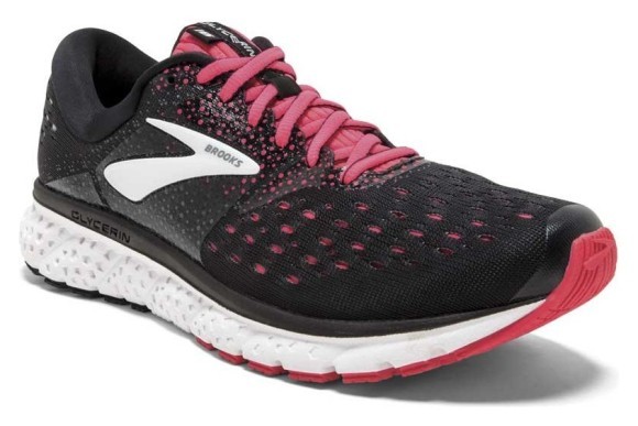 Кроссовки женские Brooks GLYCERIN 16 W 40.5 (9.0US) Black/pink/grey (1202781B070)