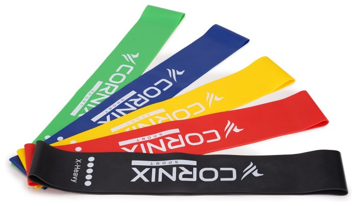 Резинки для фітнесу Cornix Mini Power Band набір 5 шт 1-20 кг XR-0045