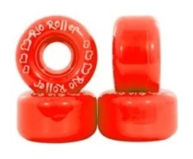 Запасные колеса для роликов в наборе Rio Roller S Red (RIO504)