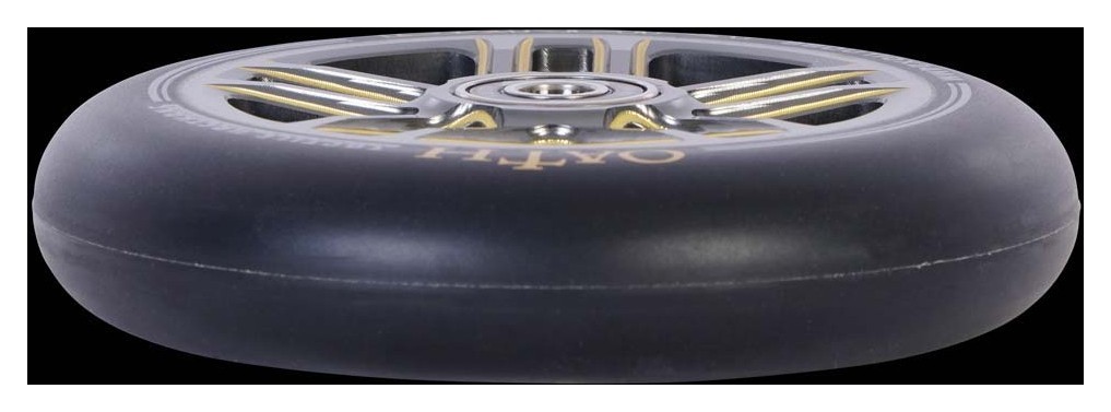 Колеса для трюкового самоката Oath BINARY 110мм x 24мм (пара) - Black/Orange