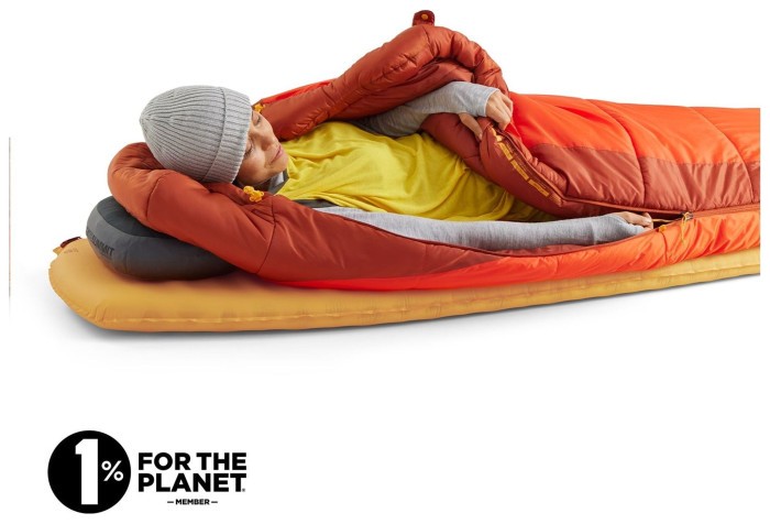 Килимок самонадувний Sea to Summit Pursuit Plus SI Mat, Zinnia Orange, Regular Rectang Wide, 183х64х7.5см