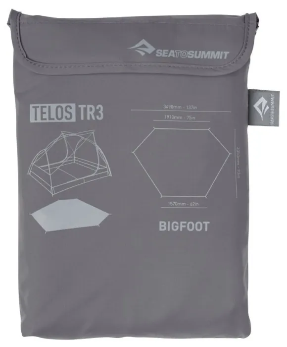Футпринт Telos TR3 Bigfoot Groundsheet, Charcoal от Sea to Summit
