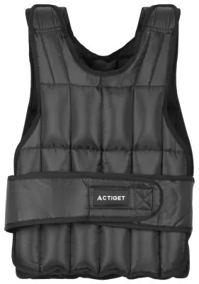 Жилет-утяжелитель для тренировок Actiget 10 кг с переменным весом ACT0122 Black