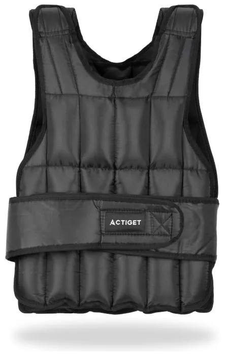 Жилет-утяжелитель для тренировок Actiget 10 кг с переменным весом ACT0122 Black