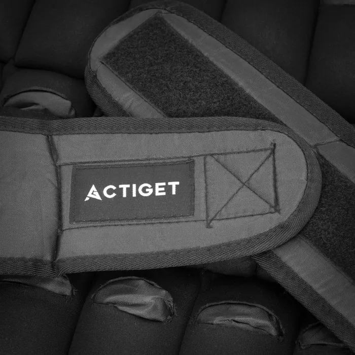 Жилет-утяжелитель для тренировок Actiget 10 кг с переменным весом ACT0122 Black