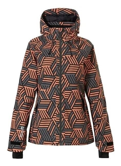 Куртка Rehall Kiki для жінок 2023 gunmetal blocks, укр, укр