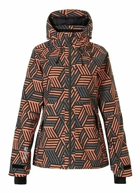Куртка Rehall Kiki для жінок 2023 gunmetal blocks (XS)